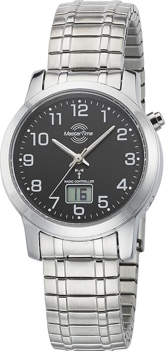 Master Time MTLA-10309-22M Funk Basic Series Damen 34mm 3ATM (Digitaluhr, Funkuhr, Analoguhr, 34 mm)