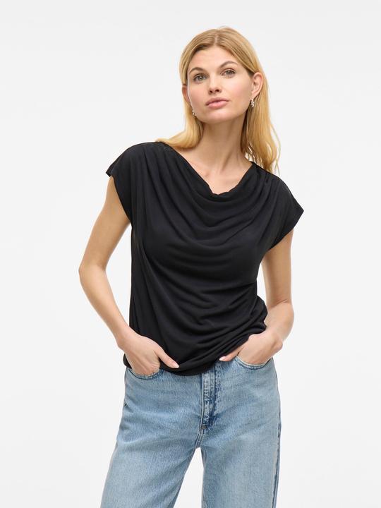 Produktbild Vila VIMODALA Wasserfall-Ausschnitt Oberteil mit angeschnittenen Ärmeln (XL)