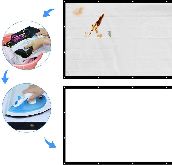 Image du produit Nierbo Beamer Leinwand (150", 16:9)