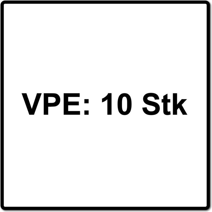 Produktbild Makita Vlies Filtersack Staubbeutel 6 L 10 Stk. ( 191C26-2 ) für Staubsauger DVC 660 / 665 (10 x)