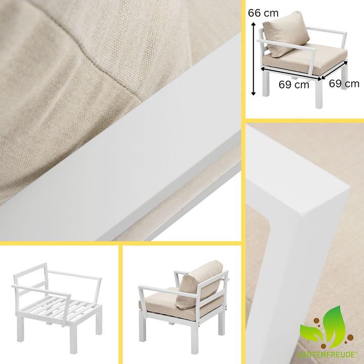 Image du produit Gartenfreude Fauteuil aluminium Ambience