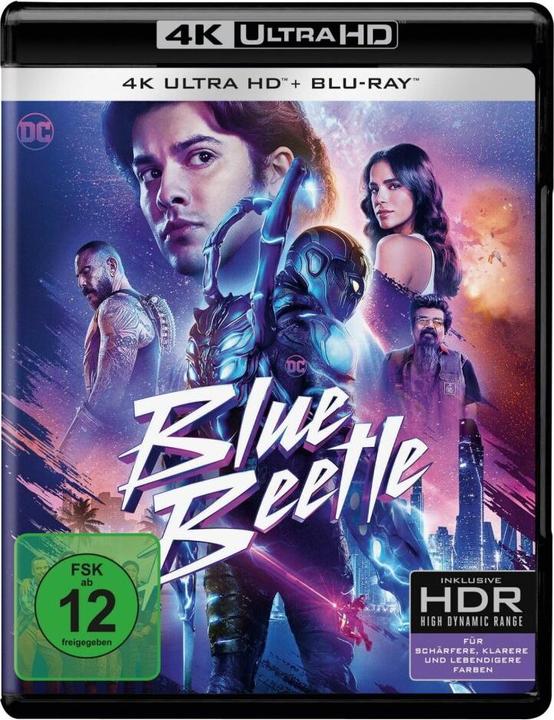Blue Beetle 4k UHD (Blu-ray, 2023, German, Chinese, Korean, Polish, English, Italian, Slovak)