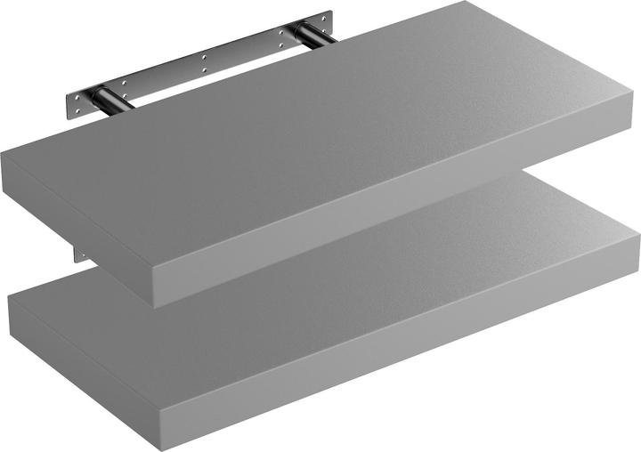 Set of 2 matt grey