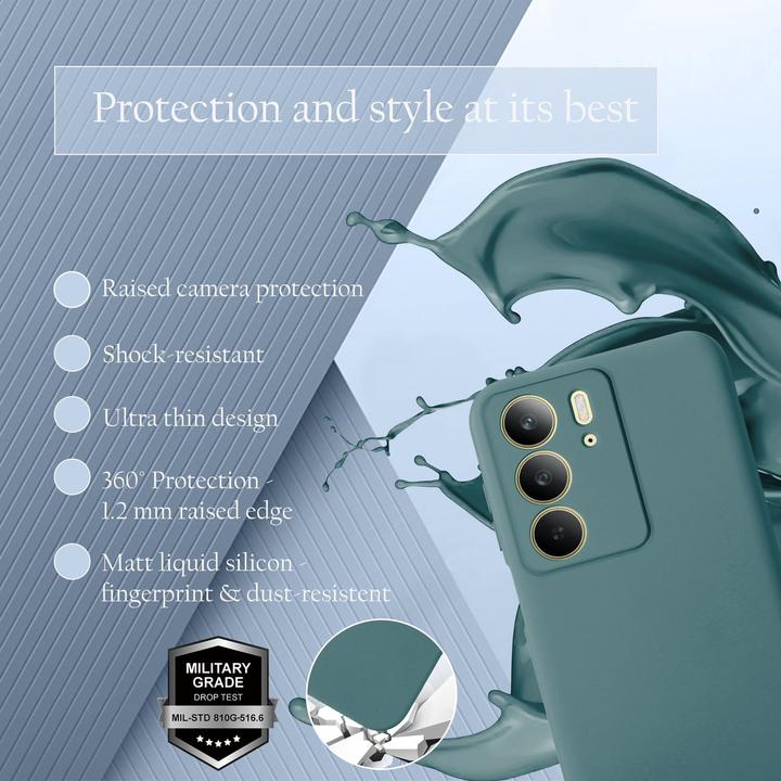 Immagine prodotto Cadorabo Custodia per Realme C75 TPU Liquid Silicone Case (Siemens CC75)