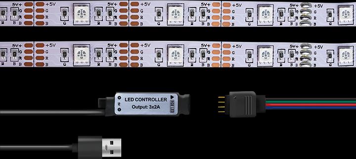 Produktbild LogiLink LED-Band (RGB, 300 cm, Indoor)