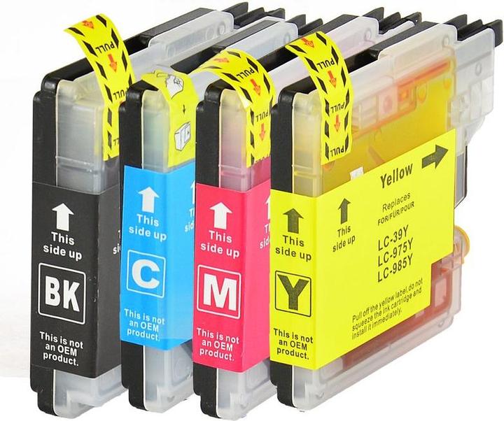 Immagine prodotto Hermex Cartuccia di inchiostro alternativa alla Brother LC-985 CMYK (M, FC, Y, C)