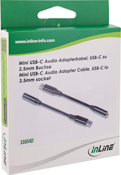 Produktbild InLine USB-C Audio Adapterkabel (Klinkenadapter)