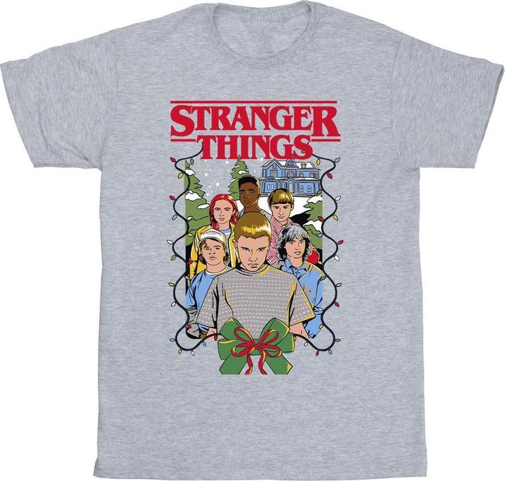 Netflix Stranger Things Christmas Poster TShirt Jungen
