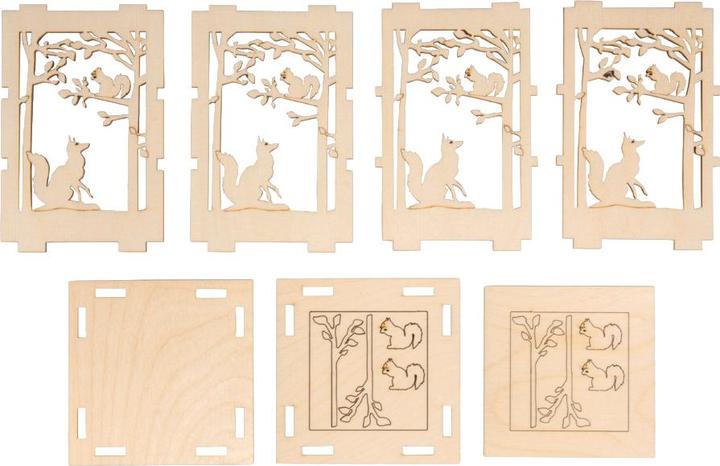 Actual product image Rayher Forest" table lantern, 15-piece kit (15 x)