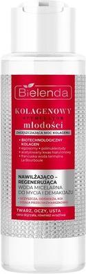 Produktbild Bielenda Kolagenowy Stymulator Młodości woda micelarna do mycia i demakijażu twarzy 400ml (Mousse, 400 ml)