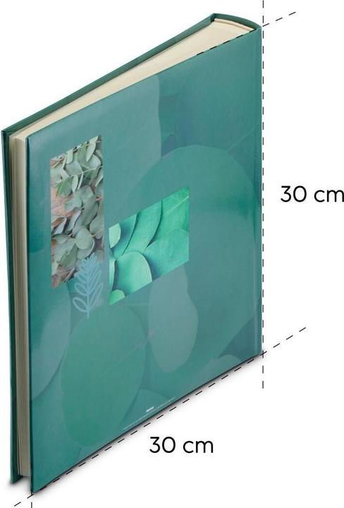 Image du produit Hama Album jumbo "Singo II", 30x30 cm, 100 pages blanches, Leaves (10 x 15 cm)