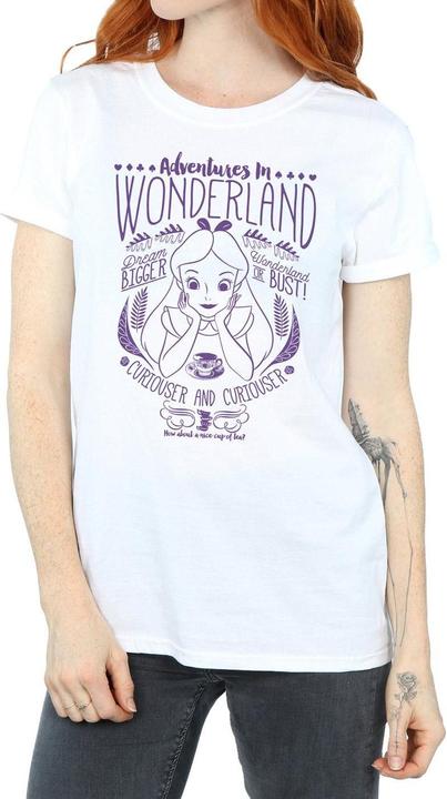 Immagine prodotto Disney Alice In Wonderland Adventures In Wonderland Maglietta Ampia Donna (L)