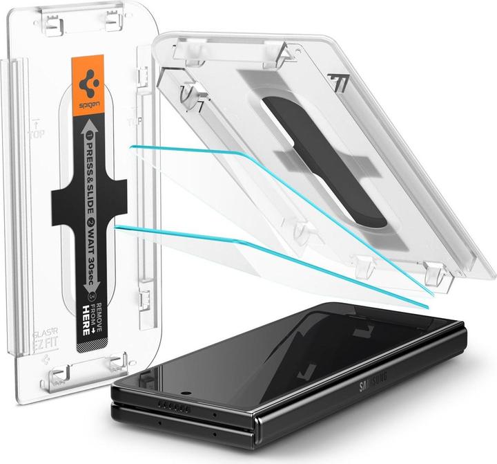 Actual product image Spigen Glas.TR EZ Fit (1 Piece, Samsung Galaxy Z Fold5)