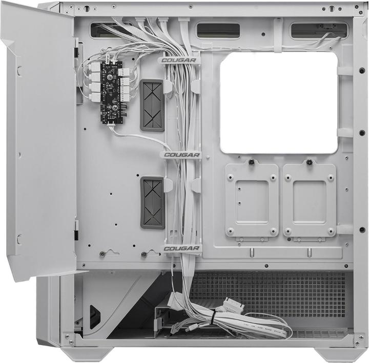 Image du produit Cougar MX600 White | PC Case | Tour moyenne / Panneau avant maillé / 3 x 140mm + 1 x 120mm ventilateurs / (mATX, SSI CEB, Mini-ITX, ATX)