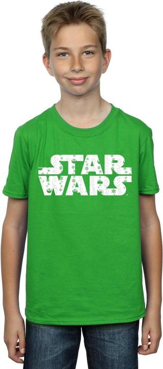 Immagine prodotto Star Wars Christmas Logo Maglietta Ragazzi (128)