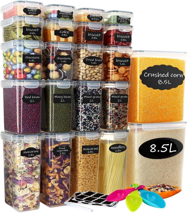 Hibisaws 22-teiliges Vorratsdosen-Set