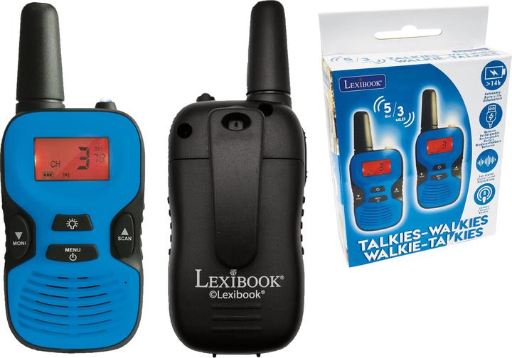Immagine prodotto Lexibook TW43 Walkie-talkie da 5 km, batterie ricaricabili, suono digitale, per uso interno ed esterno. (5 km)