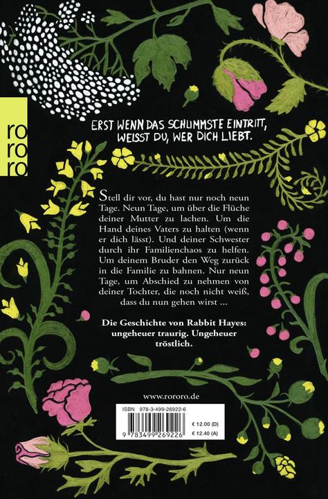 Produktbild Die letzten Tage von Rabbit Hayes (Deutsch, Anna McPartlin, Sabine Längsfeld, 2015)