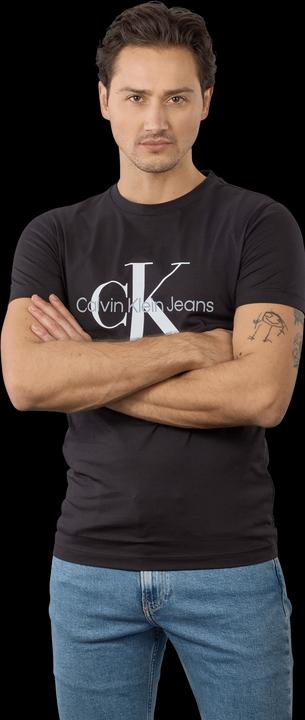 Immagine prodotto Calvin Klein Jeans Jeans Uomo T-shirt manica corta Core Monologo Slim Fit, Nero (Ck Black), XL (XL)