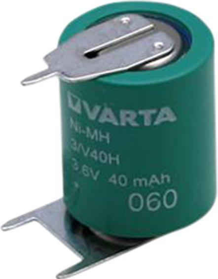 Produktbild Varta Microbattery Knopfzellen-Akkupack 3.6 V 40 mAh (3 Stk., V40H, 40 mAh, Akku)