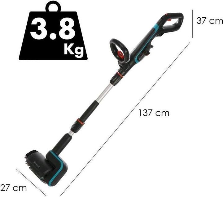 Actual product image Gardena Cordless multi-cleaner Aqua Brush Patio 03/18V P4A (Rechargeable battery operated)
