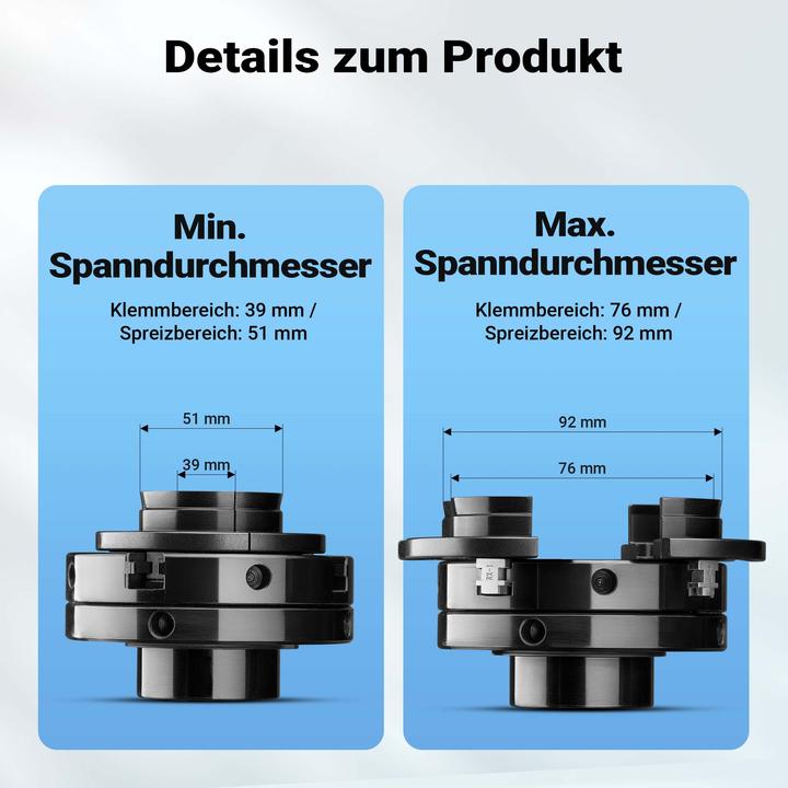 Actual product image Wiltec Replacement lathe chuck Lathe chuck M33 x 3.5 jaw chuck