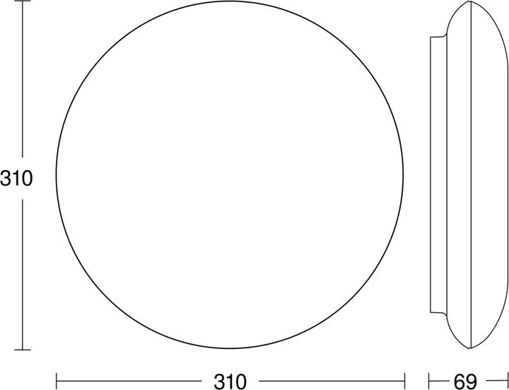 Produktbild Steinel Sensor-LED-Leuchte DL Vario Qua #068202 (1430 lm)
