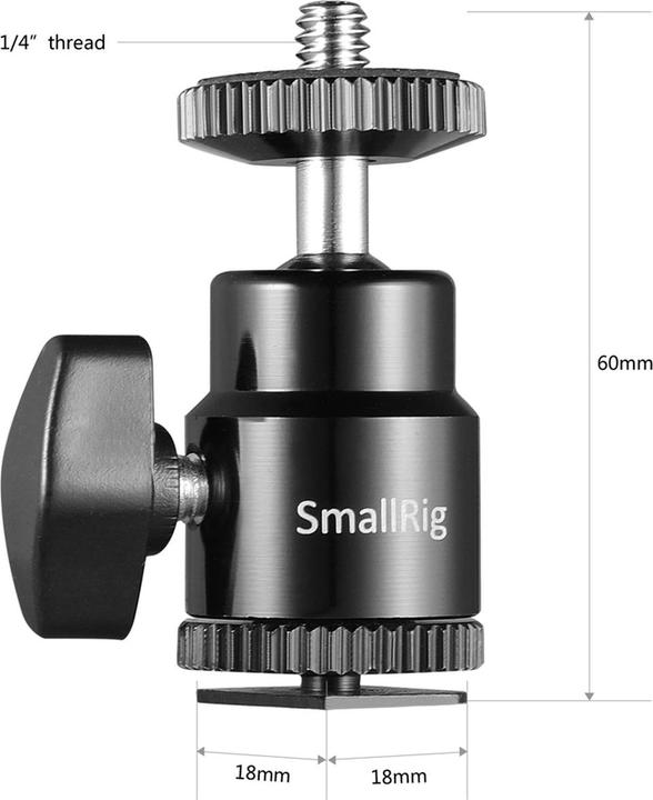 Produktbild SmallRig Camera Hot shoe Mount (Diverses Video Zubehör)