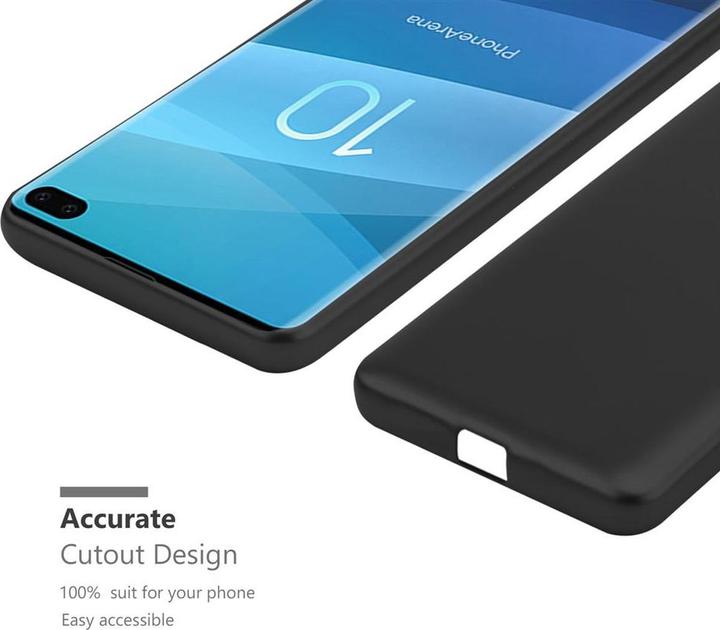 Productafbeelding Cadorabo TPU Matte Metallic hoes (Samsung Galaxy S10+)
