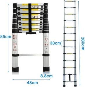 Produktbild Manser HWC Teleskopleiter (Teleskopleiter, 380 cm)