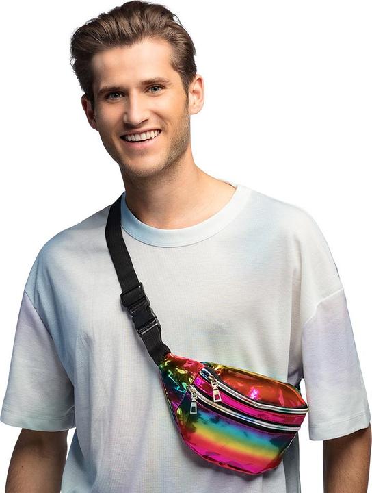Actual product image Boland Holo rainbow bum bag