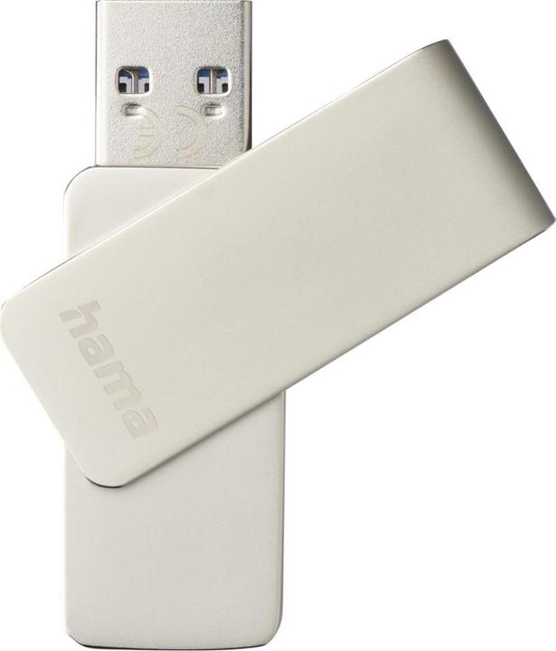Produktbild Hama USB-Stick Rotate Pro, USB 3.0, 128GB, 90MB/s, Silber (128 GB, USB 3.0)