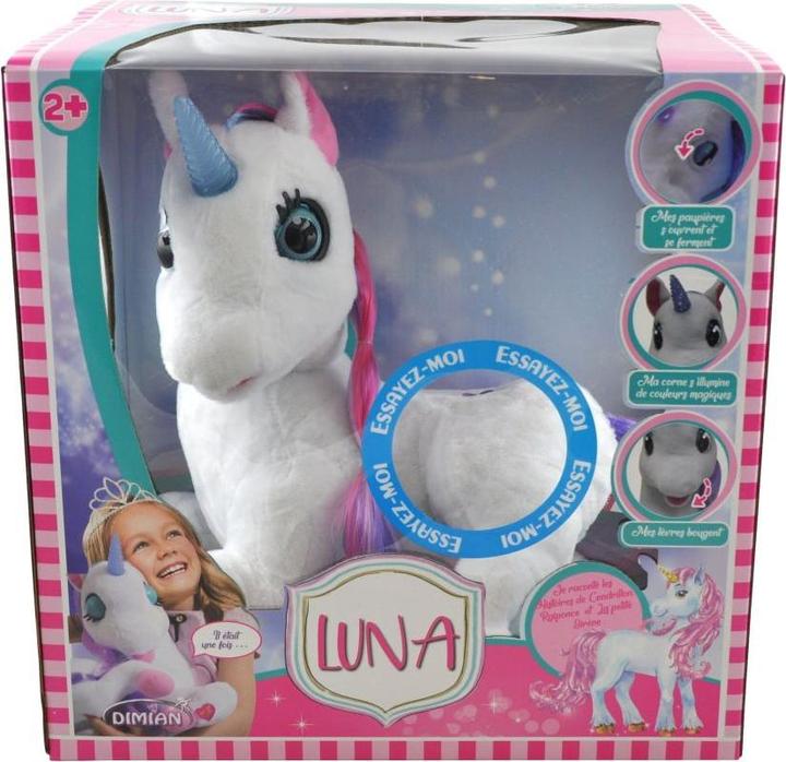 Actual product image Dimian Toys Fr Plush Luna 3 Stories+Mov Eyes