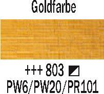 Actual product image Amsterdam standard series (Gold paint, 120 ml)