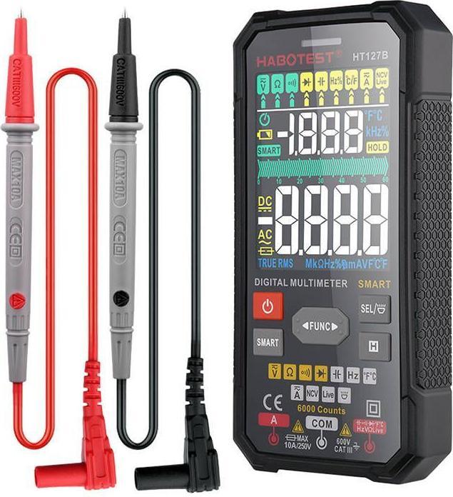 Habotest HT127B Digital Universal Multimeter (CAT III 600V)