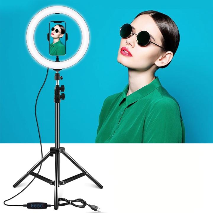 Actual product image Puluz PKT3035 Selfie Video Light 26cm (Ring light)