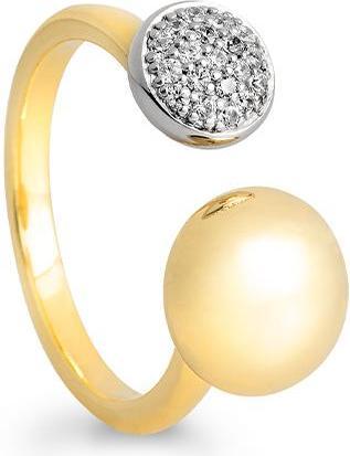 Image du produit Breuning BAGUE - BRILLE. 0,143 Ct. H/si (49, Or 750/18 K)