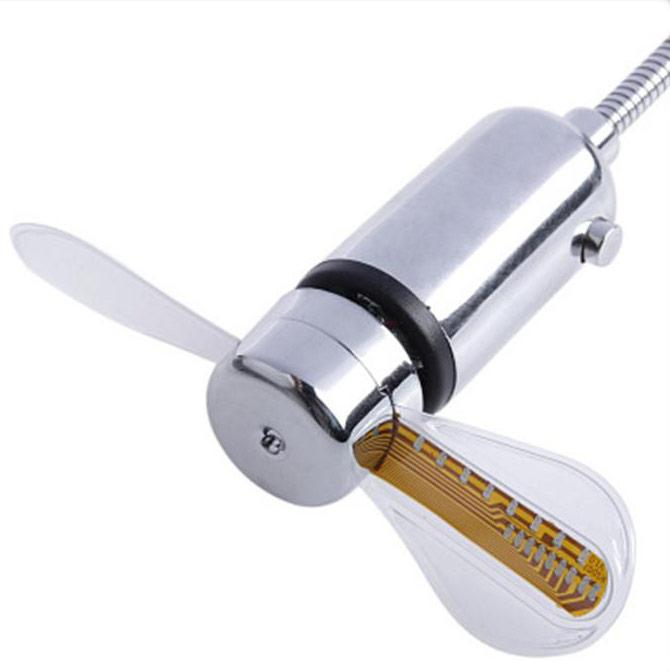 Produktbild PhoneLook Flexibler Ventilator mit USB-A Anschluss Kühlender Ventilator mit Integrierter LED-Lichtshow