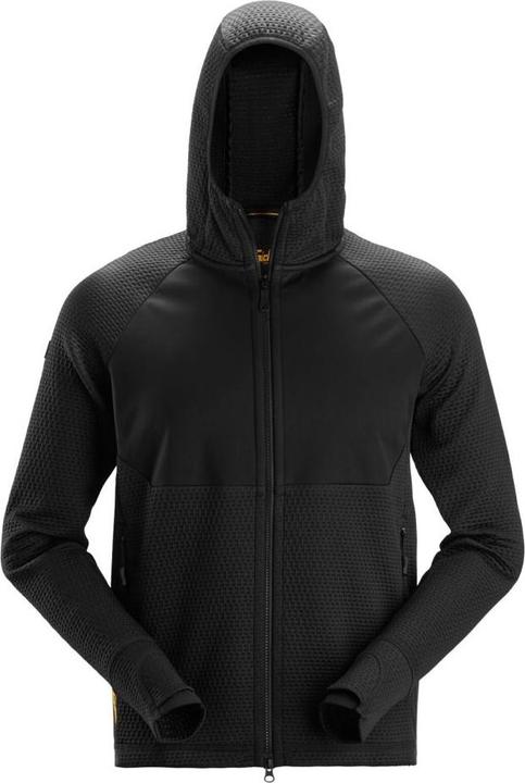 Snickers Workwear 84052525006 FlexiWork, Zwischenschicht-Hoodie mit Reissverschluss Lime L (XS, S, M, L, XL, XXL, 3XL)