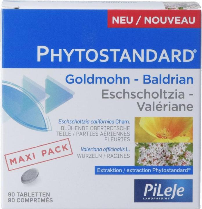 Produktbild Phytostandarts Goldmohn-Baldrian (90 Stück, Tabletten, 95 g)