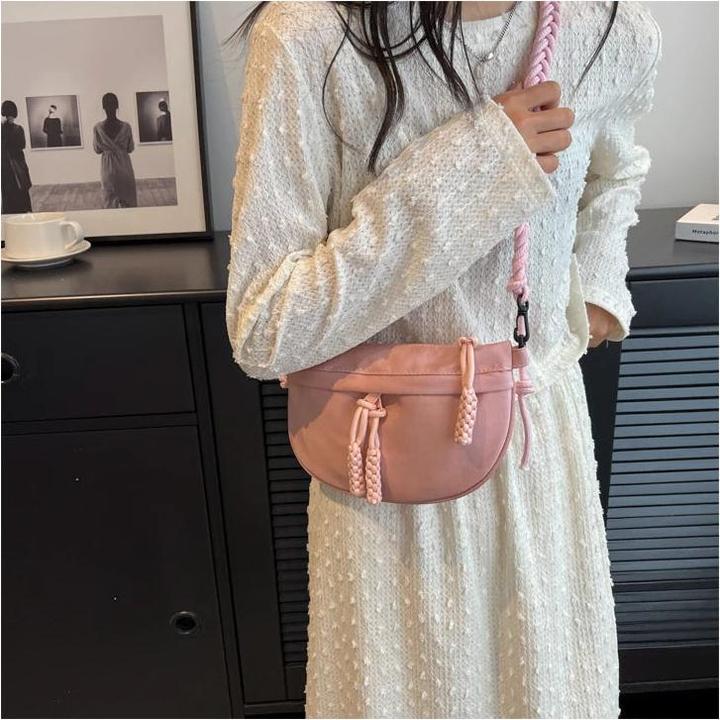 Actual product image Only-Bags.Store Casual Solid Colour Chest Bag Large Capacity Waist Pack Bags Canvas Shoulder Crossbody Bags