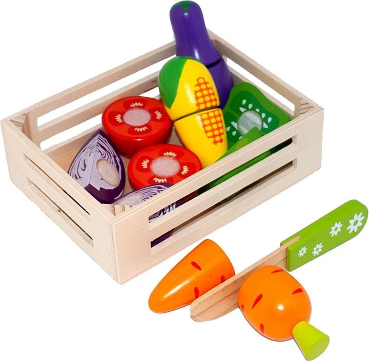 Image du produit Tanner Légumes à couper dans une caisse en bois