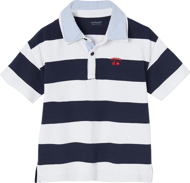 Actual product image Vertbaudet Kinder Poloshirt mit Doppelkragen, Recycling-Baumwolle (86)