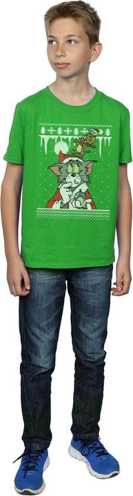 Immagine prodotto Tom & Jerry Christmas Fair Isle Maglietta Ragazzi (152, 158)