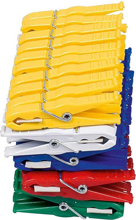 Helo Pinces à linge Luran, couleurs assorties, paquet de 50