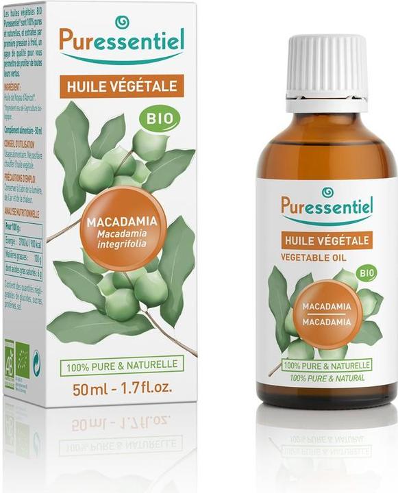 Actual product image Puressentiel Vegetable oil Macademia Bio oil (Body oil, 50 ml)