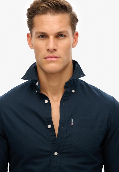Produktbild Superdry Langärmeliges Essentials Oxfordhemd (L)