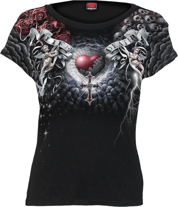 Immagine prodotto Spiral Life And Death Cross Maglietta Donna (S)