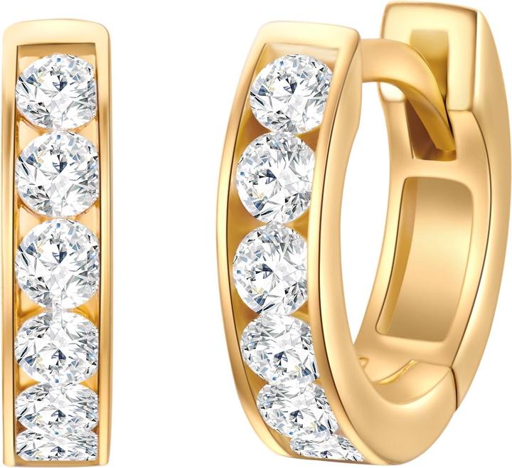 Actual product image Trilani Creoles Zirconia - 33982 (Sterling Silver)