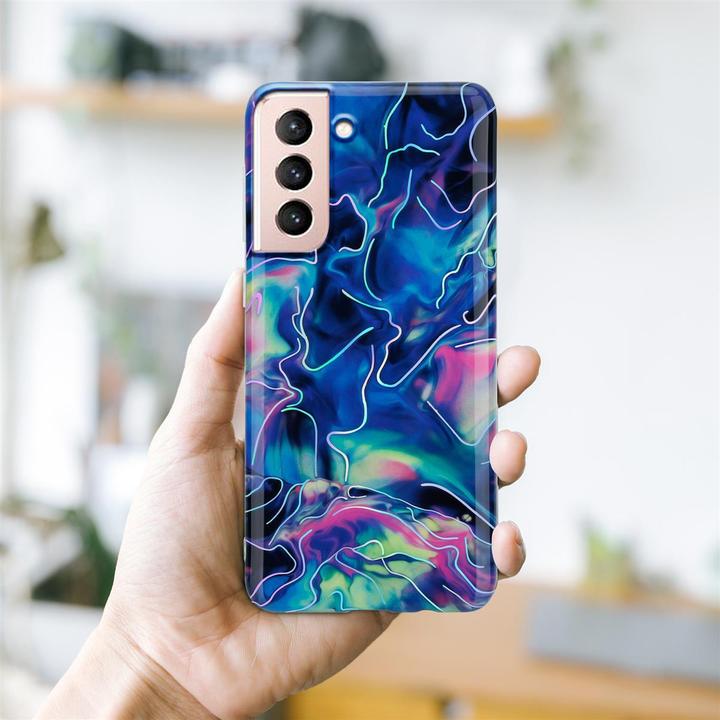Actual product image Cadorabo IMD TPU Colorful Marble Cover (Samsung Galaxy S21 5G)